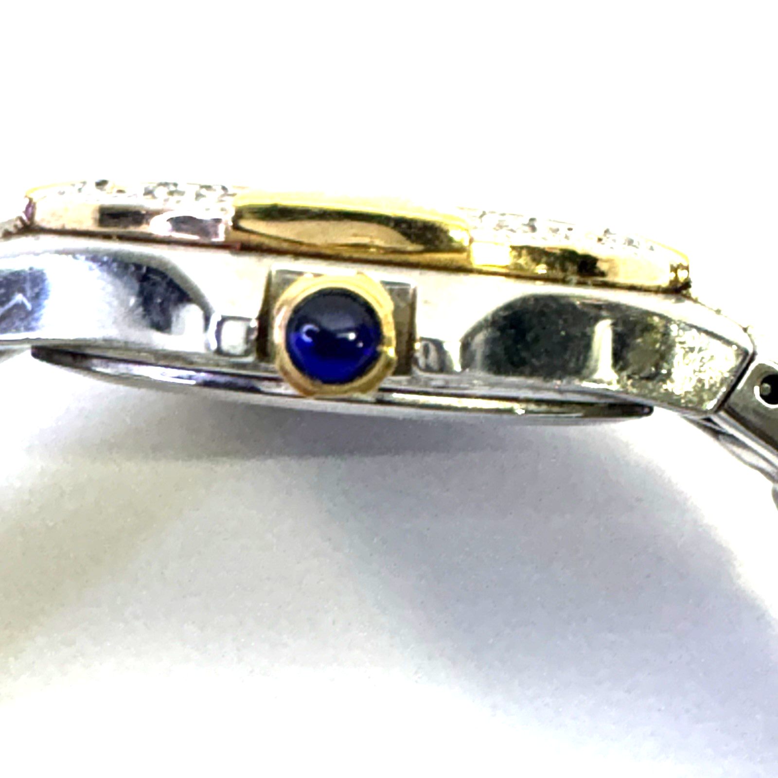 Seiko Coutura Diamond Bezel Women’s Watch 7N82-0BF0 MOP Dial AS-IS