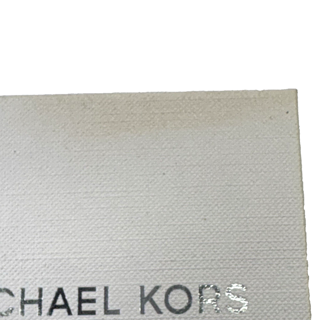 Michael Kors Cunningham Mens Chronograph Watch, Black Dial, Red Silicone Strap
