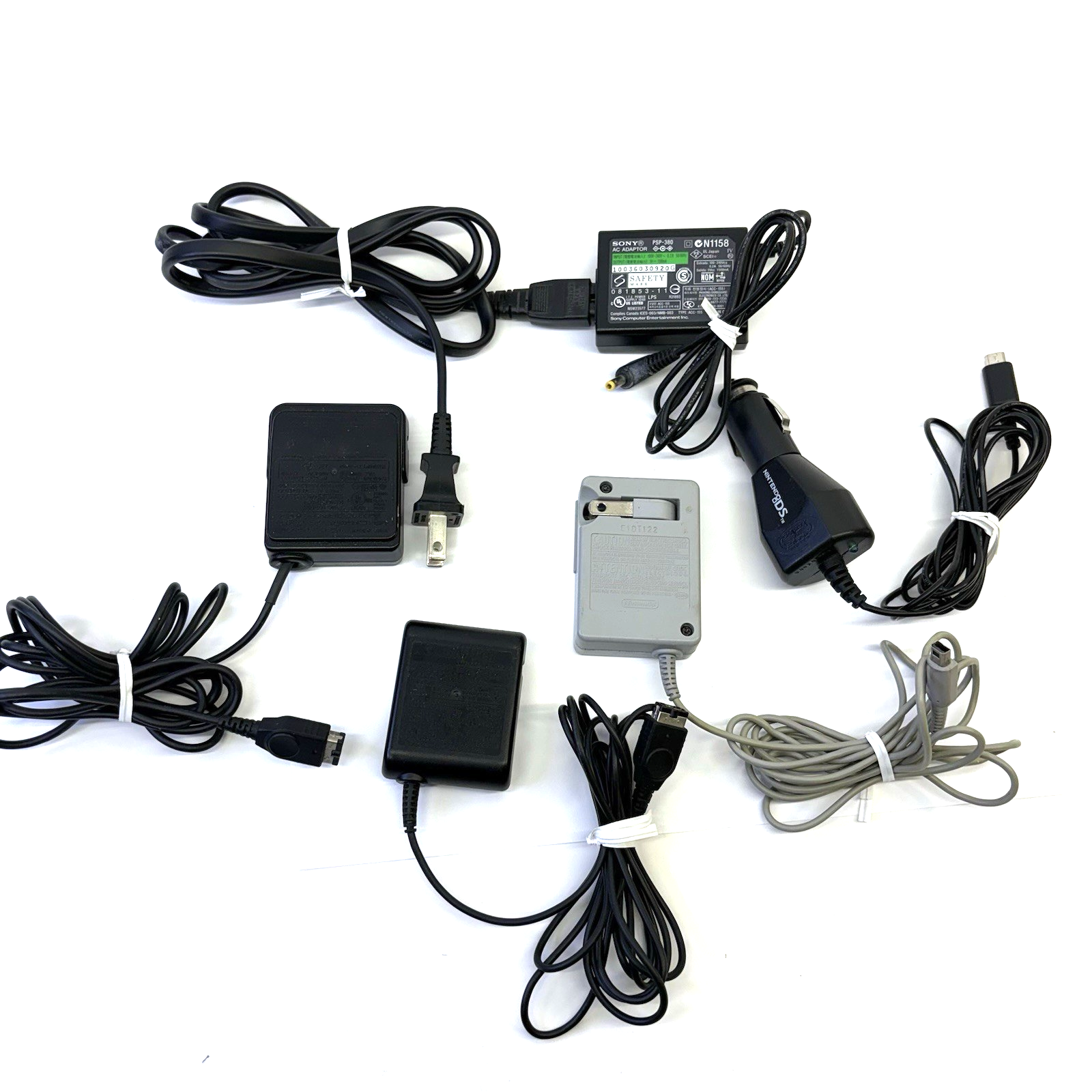 Lot 5 OEM Handheld Console Chargers DS Lite PSP WAP-002 Nintendo Untested