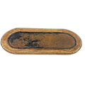 Rustic Wooden Candle Tray Base Primitive Wood Dough Bowl Style Decor 14"