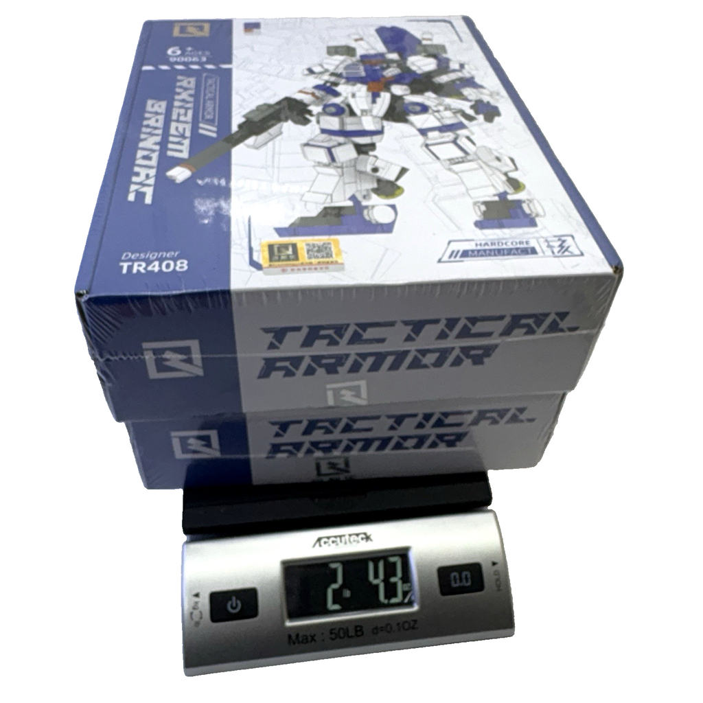 Lot of 2 Tactical Armor RX126M Brinoac Robot Building Blocks 90063 New Hardcore