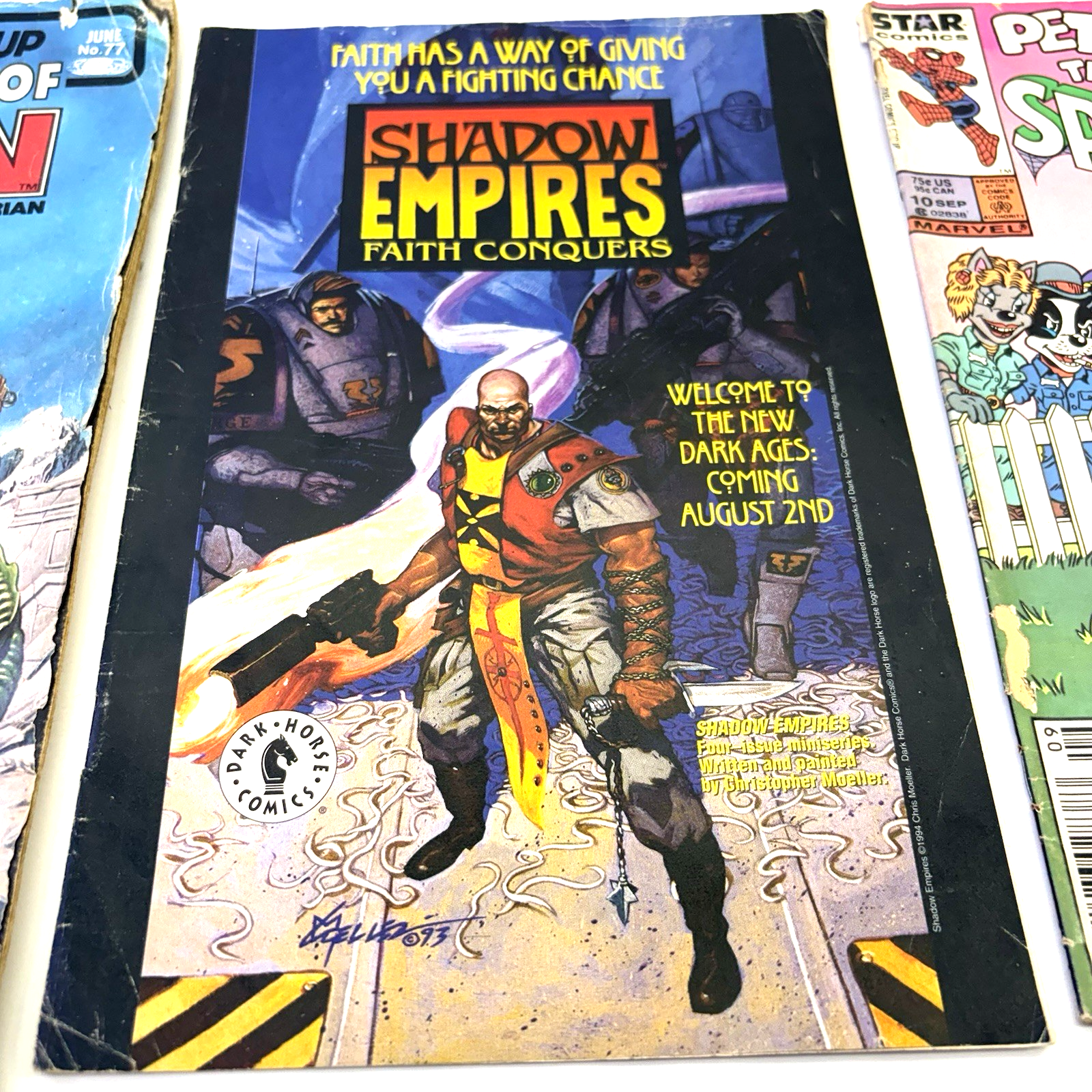 Marvel Comic Magazine Lot Conan Spider-Ham Shadow Empires Reader Copies
