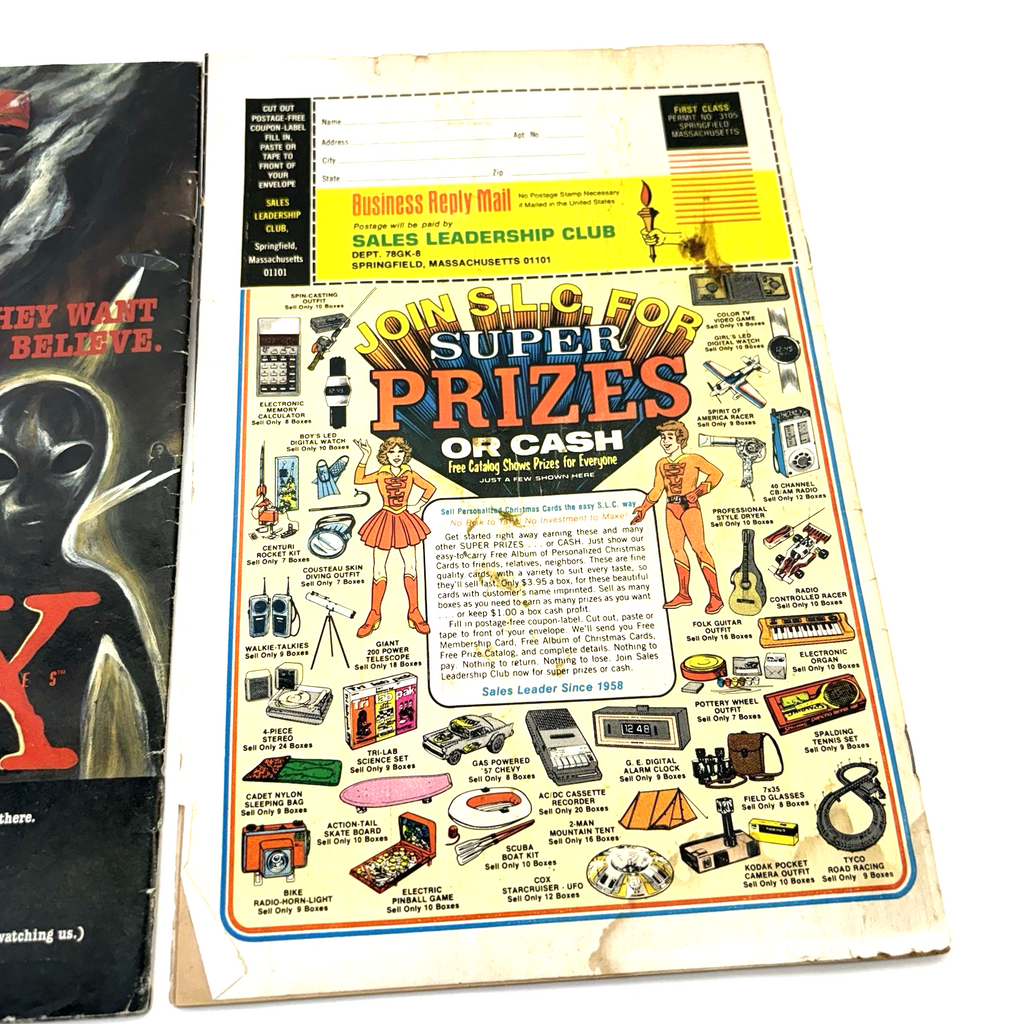 VTG Comic Magazine Lot Classics Illustrated Frankenstein X-Files Twilight Zone