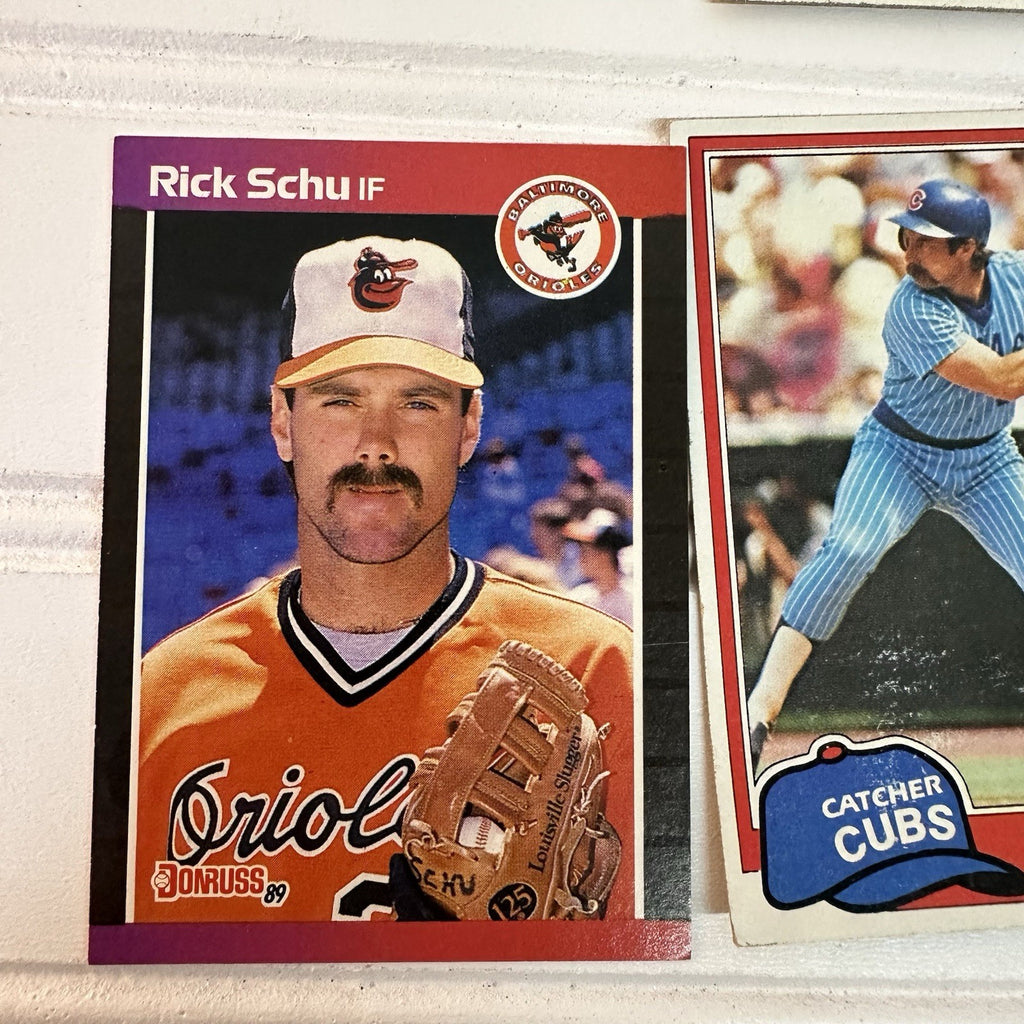 Vintage Baseball Cards Set Topps Donruss