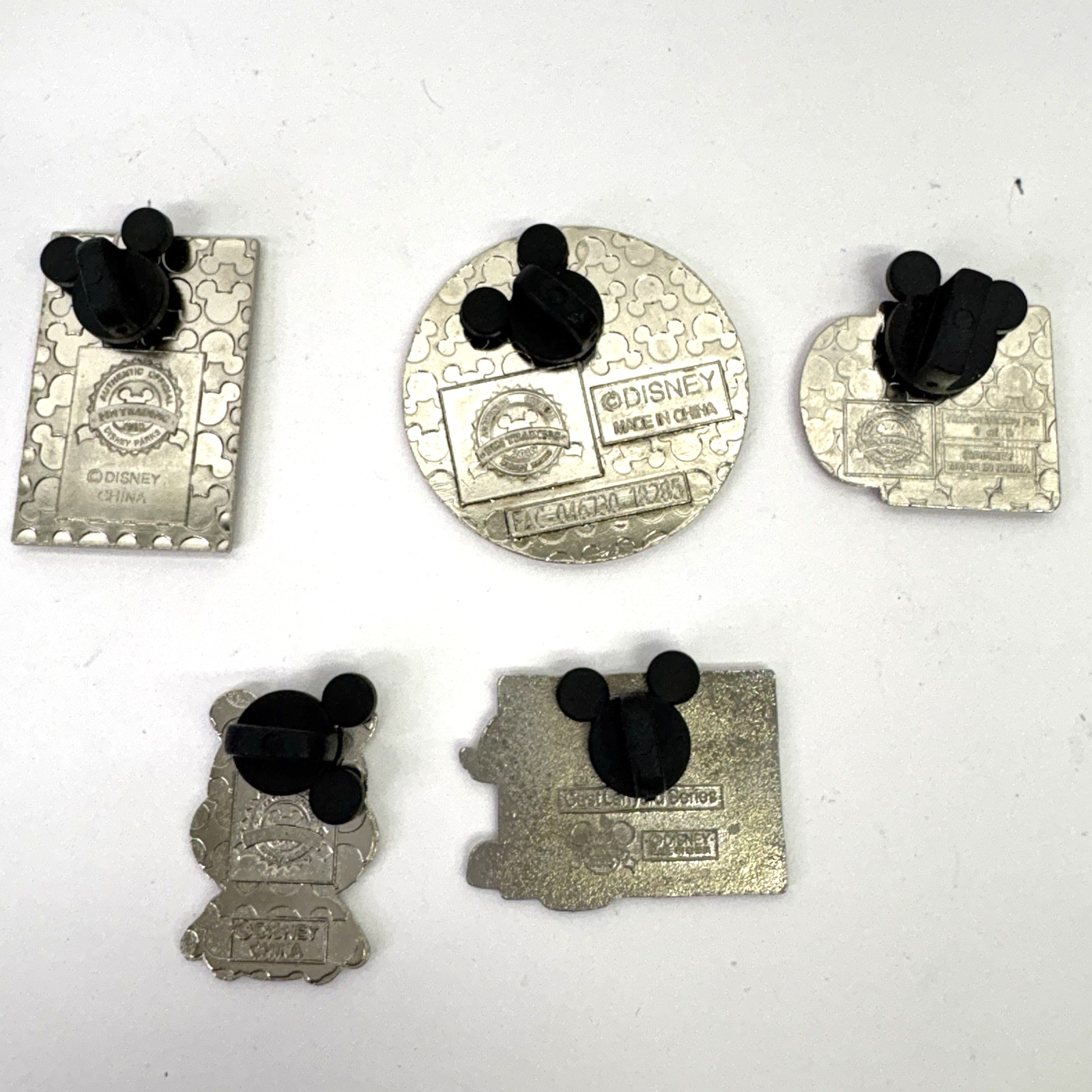 Disney Trading Pin Lot (5) Pluto 2019, Winnie the Pooh, Hidden Mickey