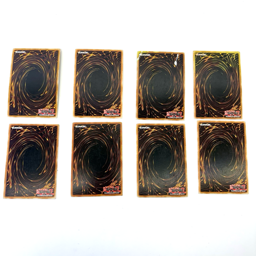 Lot Of  8 Yu-Gi-Oh Cards Golem Dragon , Winged Dragon ,Masked Dragon , Red-Eyes