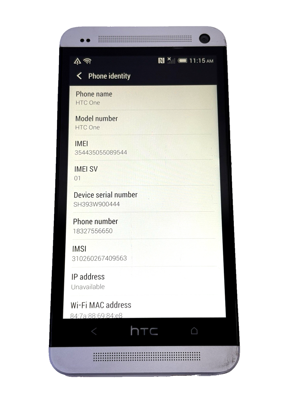 HTC One PN07110 Beats Audio 32GB Parts Repair Pink Camera Issue Powers On