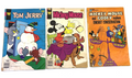 Vintage Disney & Tom and Jerry Comic Book Lot Mickey Mouse Poor Reader Copies
