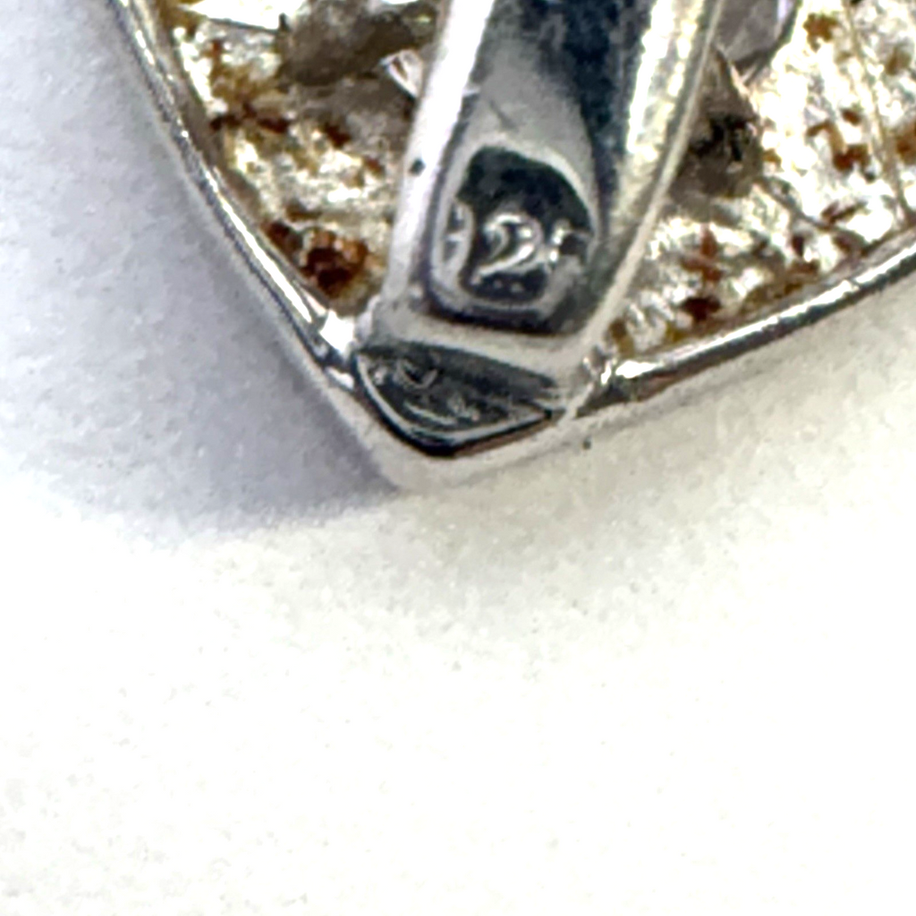 925 Sterling Silver Charm Pendant Lot Heart Blue CZ Girl Figure 3pc 7.36g Vintag