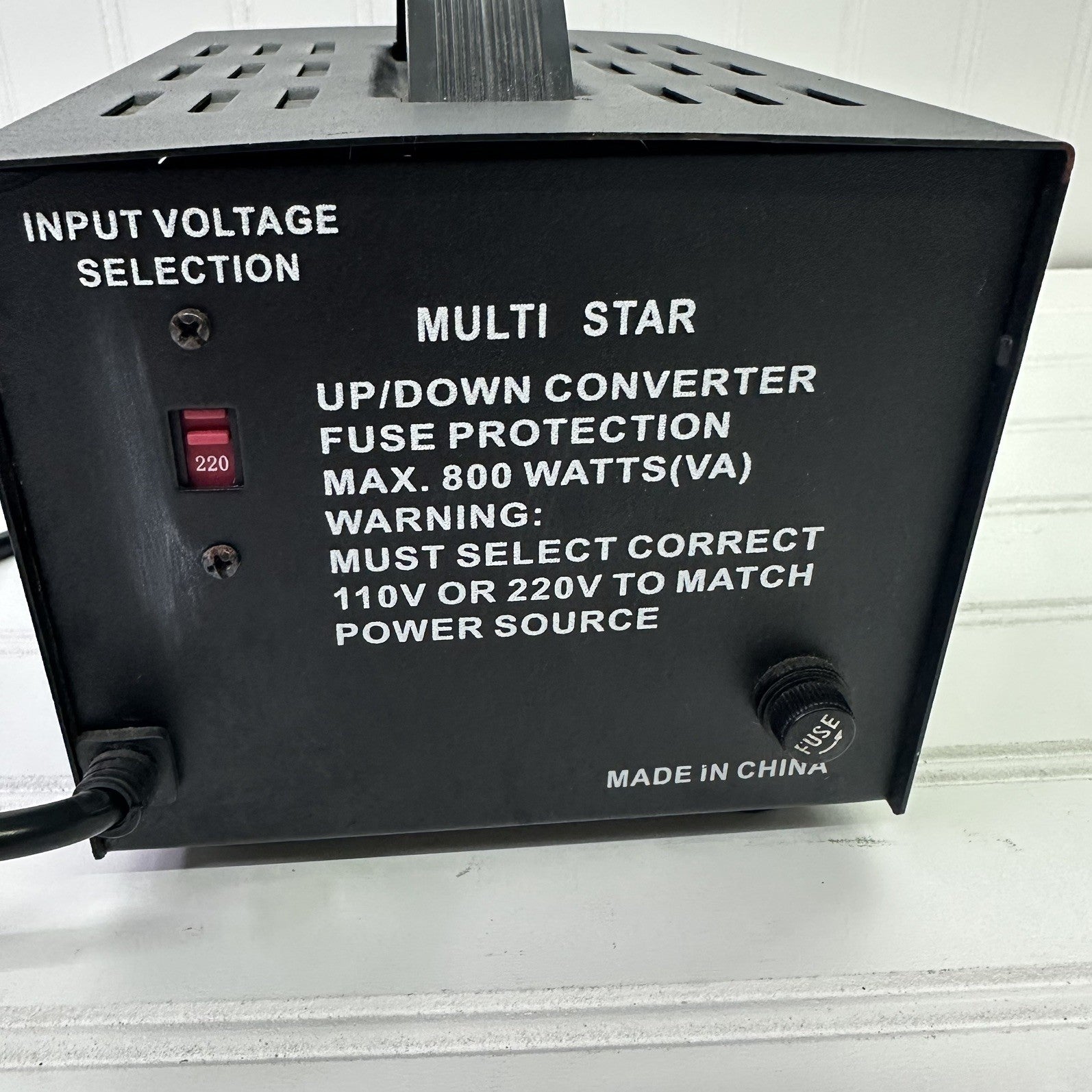 Multi Star / TC-800 Style 800W Step Up Down Voltage Converter (UDS-TC-800)