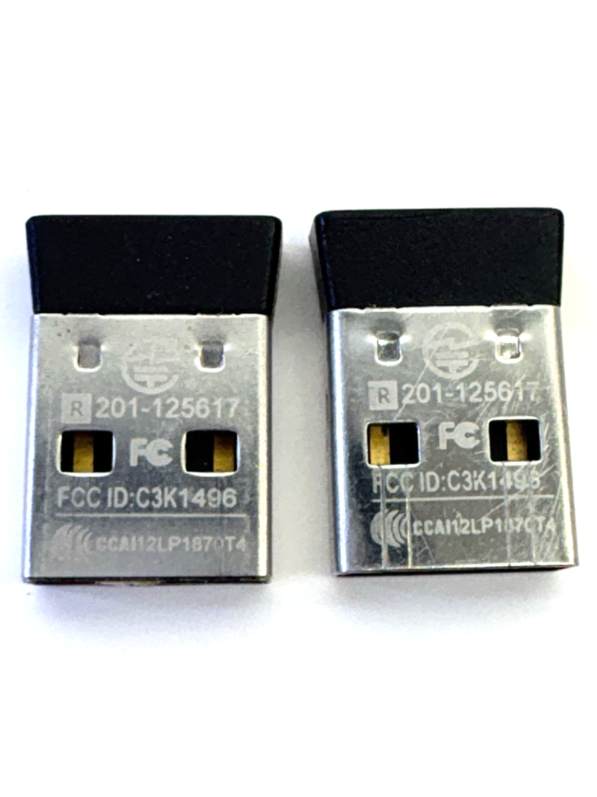 Microsoft USB Wireless Receiver Dongle Model 1496 Lot of 2 Tested