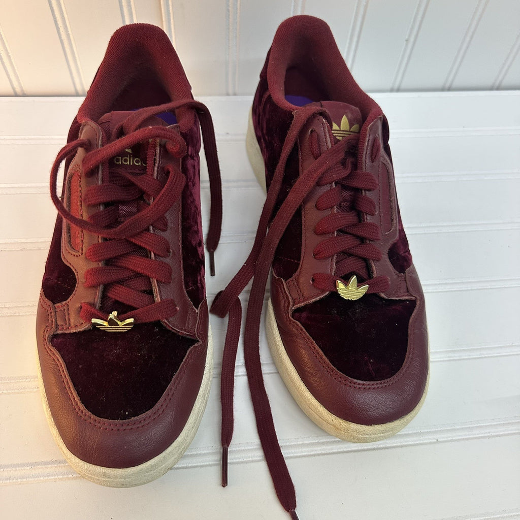 Adidas Continental 80 Shoes Men's Size 8 Velvet Burgundy 2019
