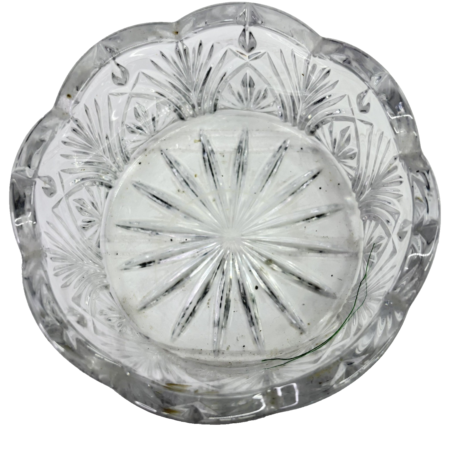 Bohemia Crystal Czech Republic Candy Bowl Gorgeous CUT LEAD CRYSTAL Over 24%