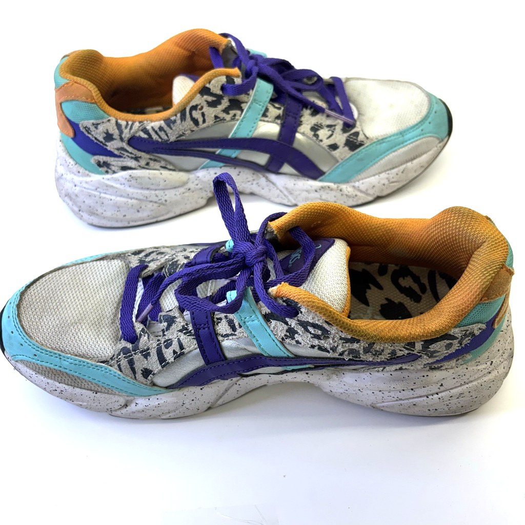 ASICS GEL-BND Men’s Size 7.5 Multicolor Zebra Running Shoes 1021A248 Fair Used
