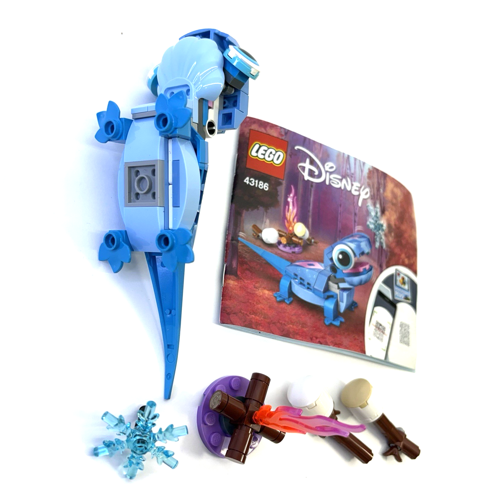 LEGO Disney Frozen 2 43186 Bruni Salamander Retired w/ Instructions No Box