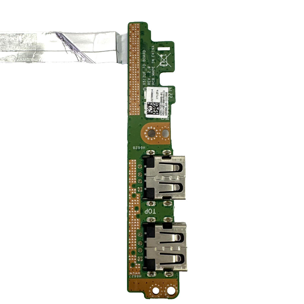 ASUS VIVOBOOK  K712E X512FA X512UF X712EA X712JA USB I/O BOARD W/ CABLE 60NB0L60