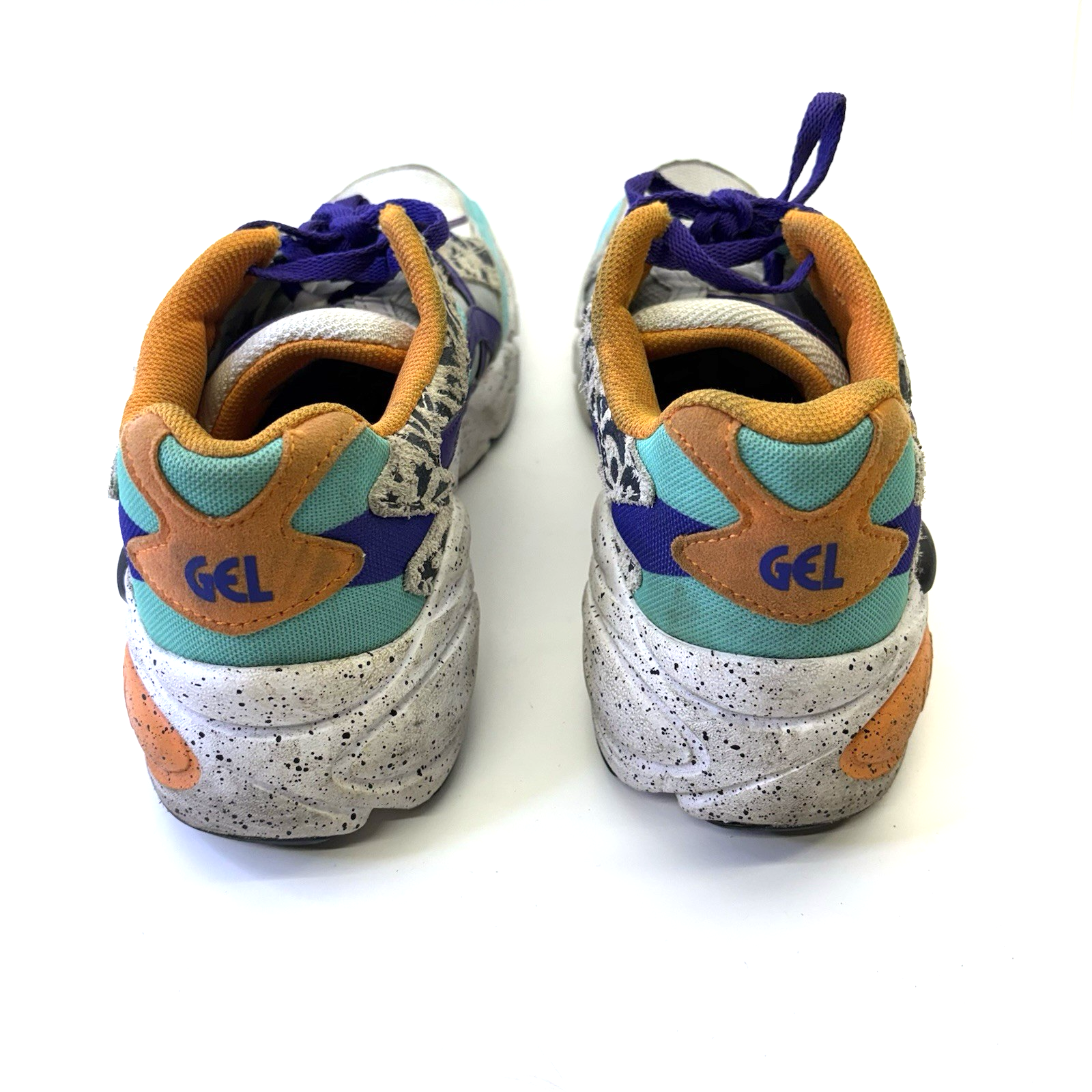 ASICS GEL-BND Men’s Size 7.5 Multicolor Zebra Running Shoes 1021A248 Fair Used
