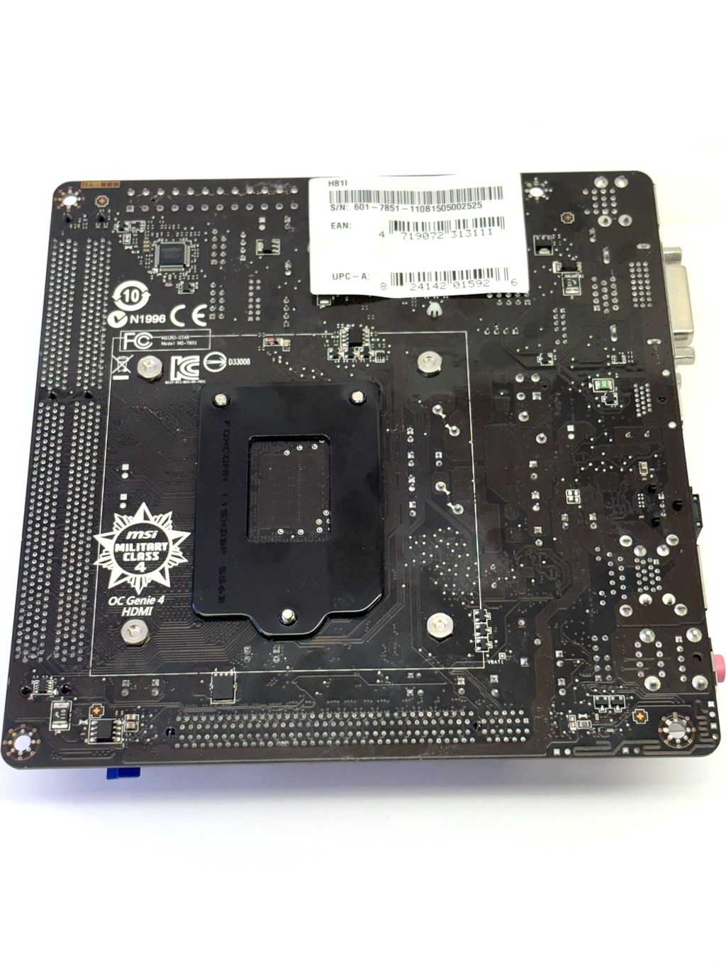 MSi H81I Mini-ITX Motherboard w/ Intel i3-4160 3.6GHz