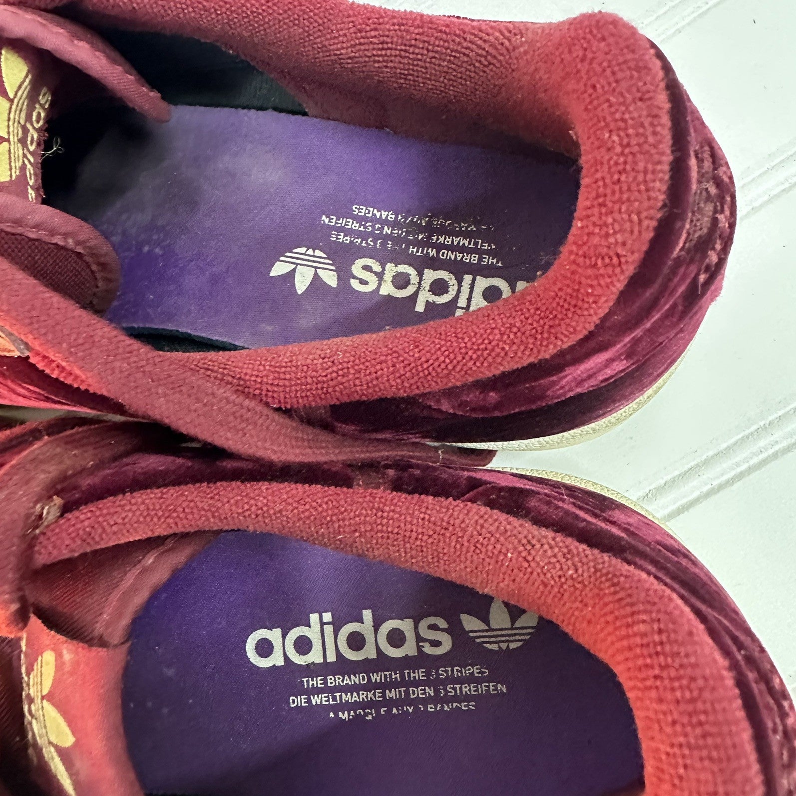 Adidas Continental 80 Shoes Men's Size 8 Velvet Burgundy 2019