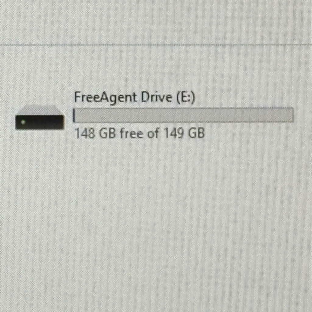 Portable Seagate FreeAgent Go 9NN2A4-500 160GB External Hard Drive 87Hr