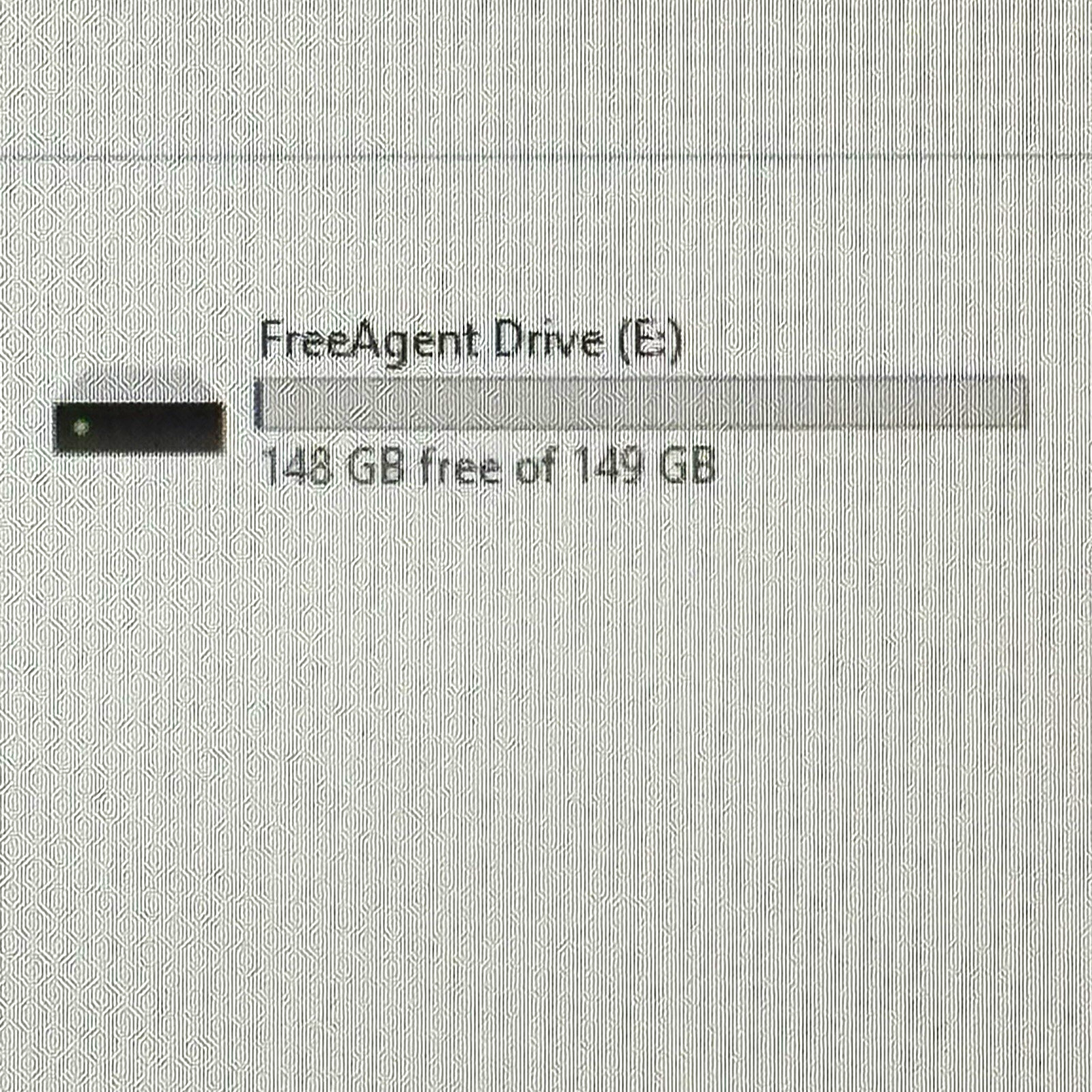 Portable Seagate FreeAgent Go 9NN2A4-500 160GB External Hard Drive 87Hr