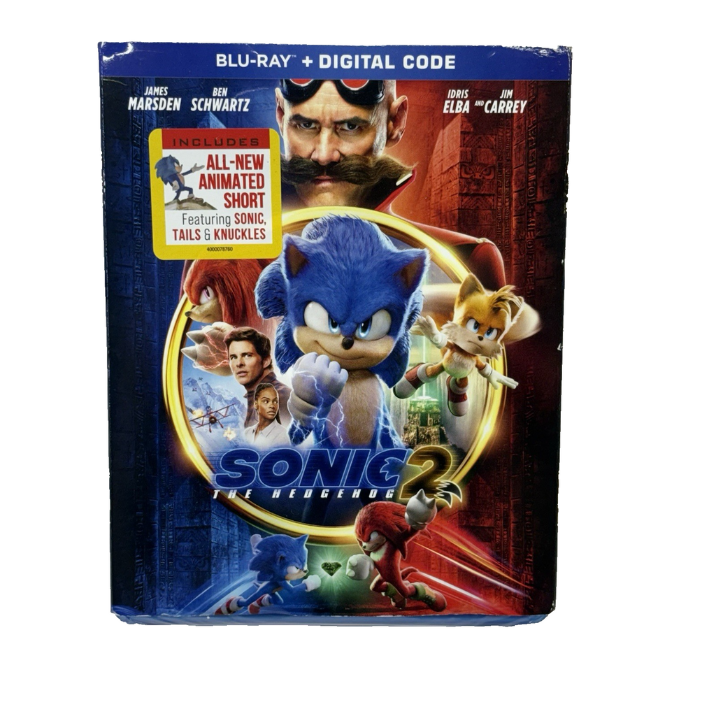 Sonic the Hedgehog 2 (Blu-ray, 2022)