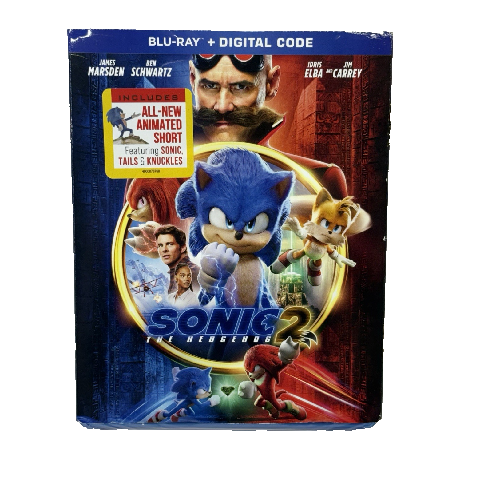 Sonic the Hedgehog 2 (Blu-ray, 2022)