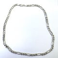925 Italy Figaro Chain Necklace 16” Sterling Silver 4.9mm 13.78g Preowned