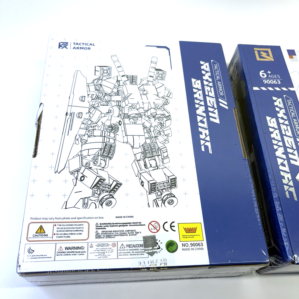 Lot of 2 Tactical Armor RX126M Brinoac Robot Building Blocks 90063 New Hardcore