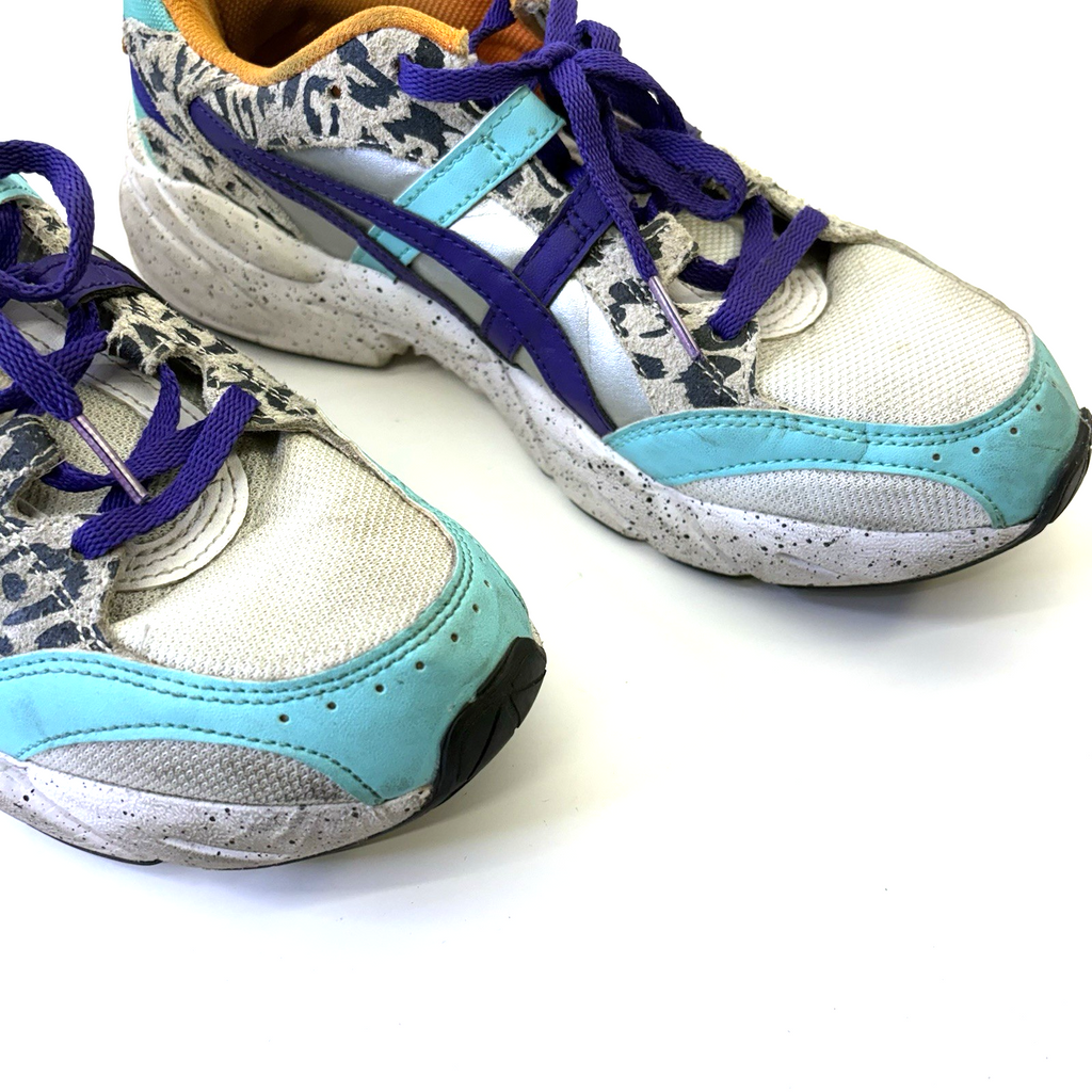 ASICS GEL-BND Men’s Size 7.5 Multicolor Zebra Running Shoes 1021A248 Fair Used