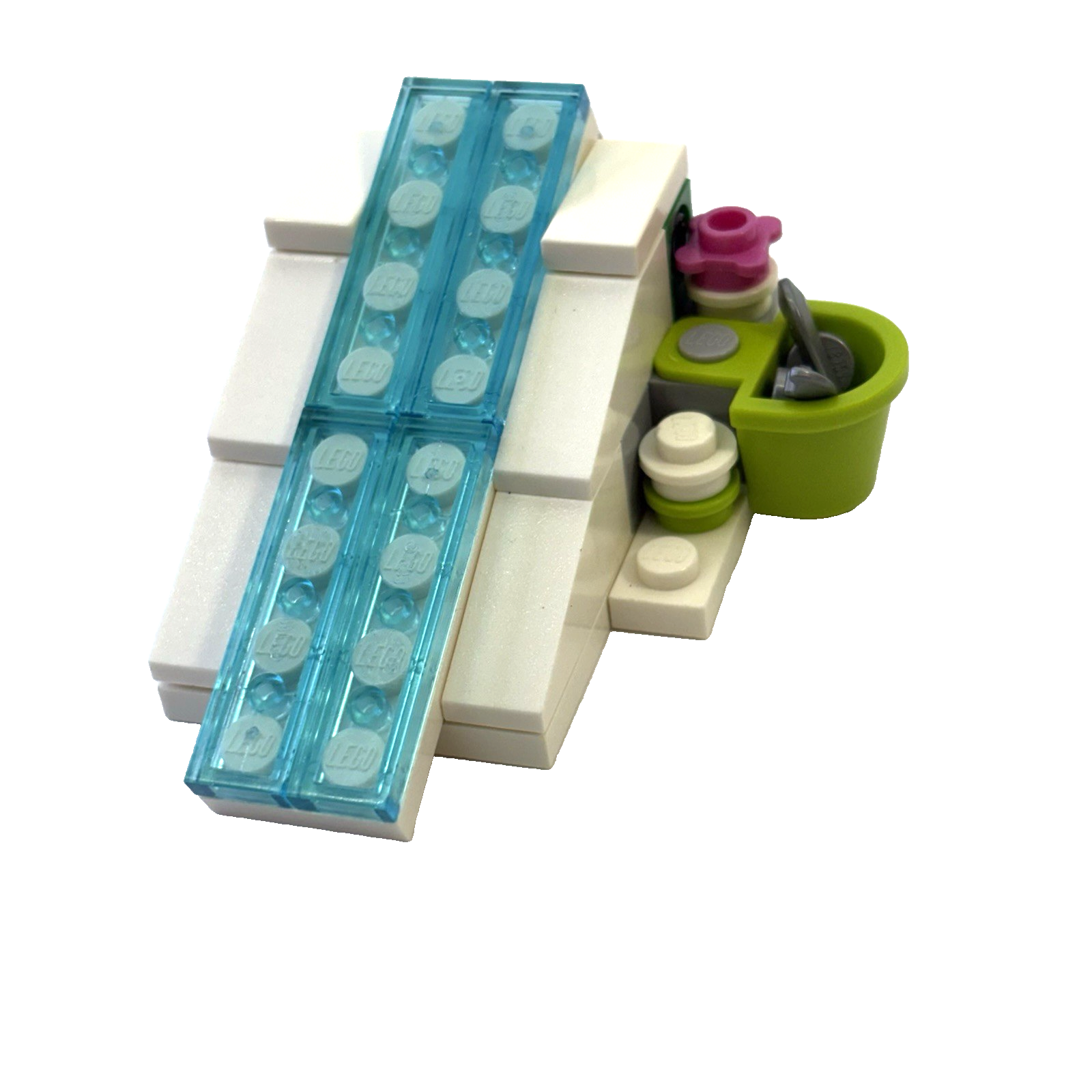 LEGO 41062 Disney Frozen 2 Ice Castle Stairs w/ Accessories Bruni Set Part