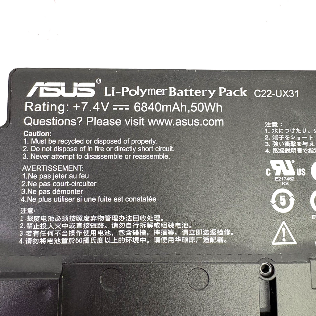 C21-UX31 C22-UX31 C23-UX31 Battery for Asus ZenBook UX31 UX31A UX31E 50W
