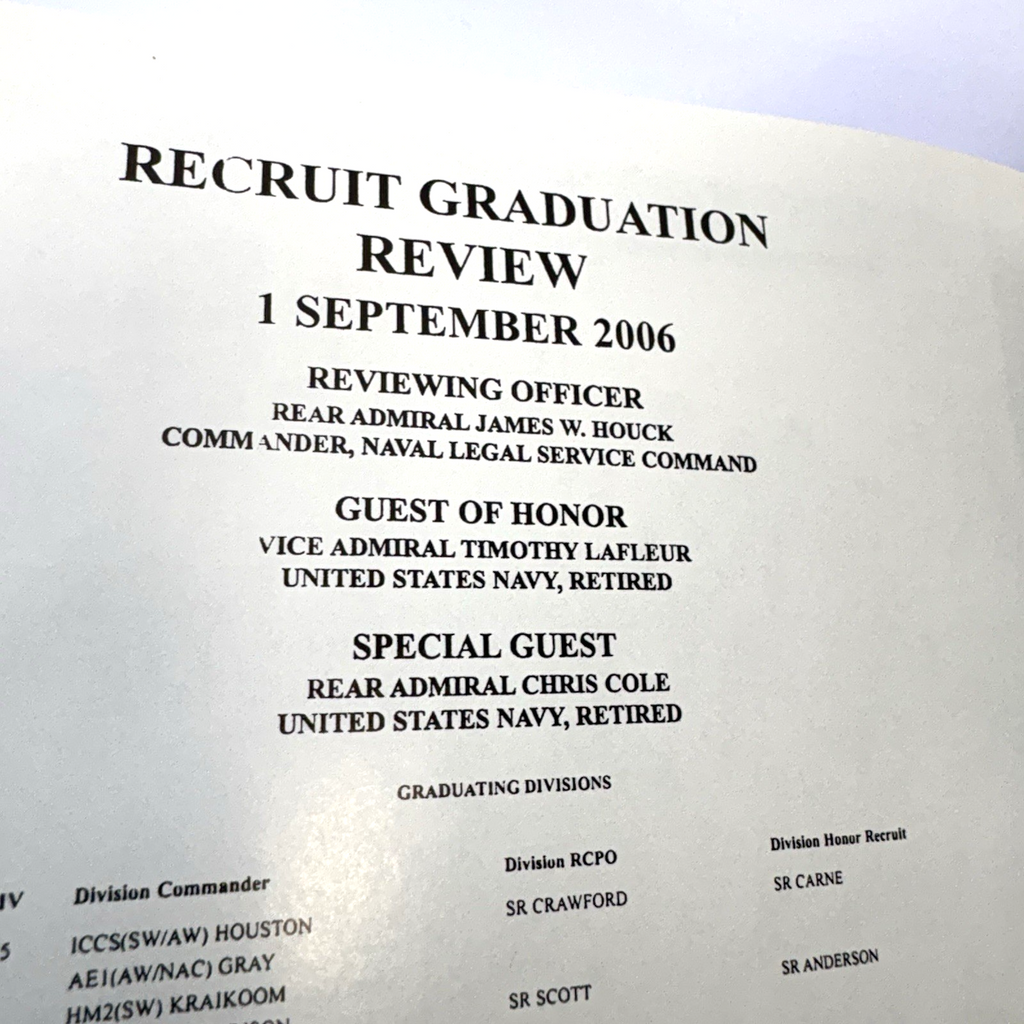 2006 Keel USN Training Center Yearbook Divi 06-283/284 Great Lakes IL Navy B.CMP
