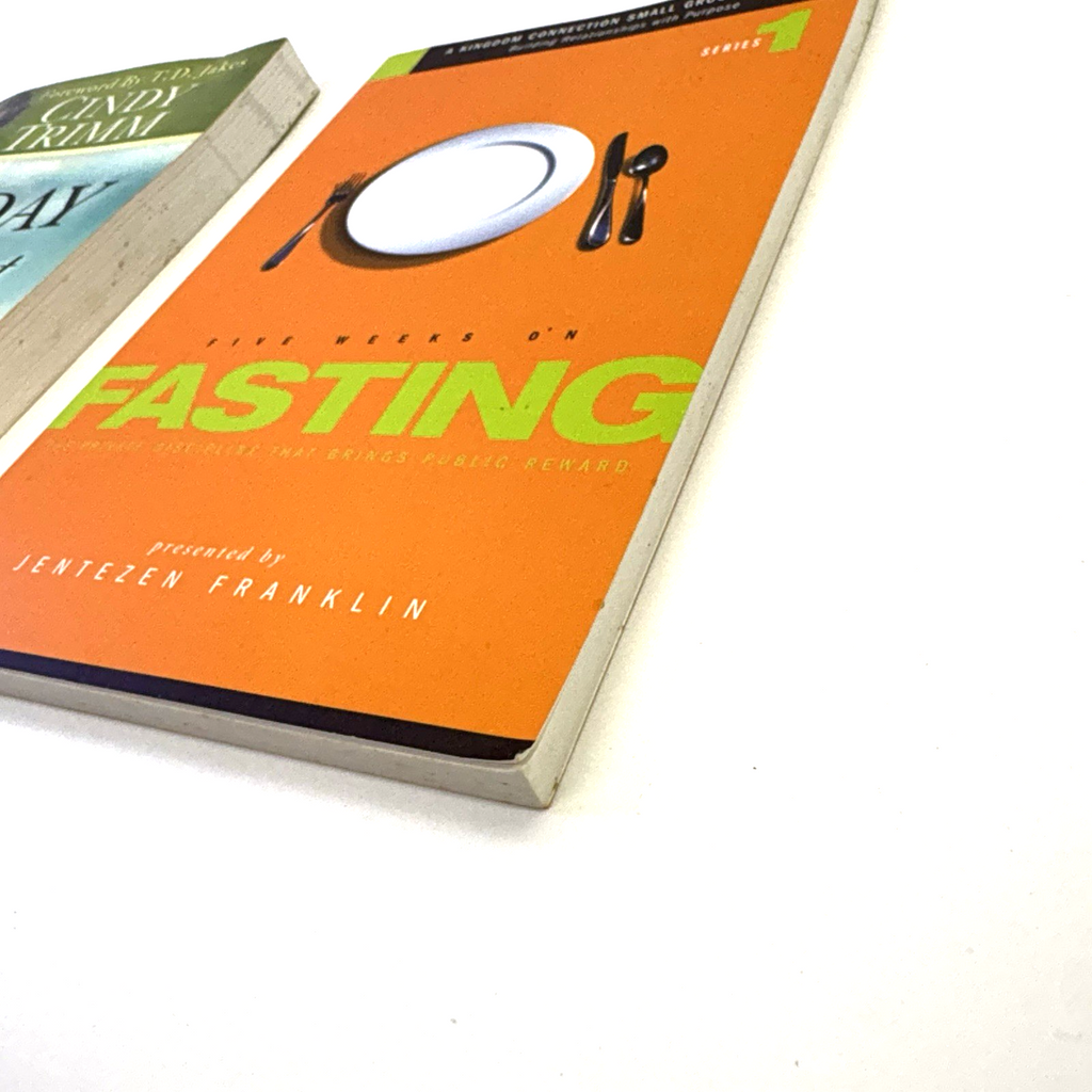 Cindy Trimm 40 Day Soul Fast & Jentezen Franklin Fasting Book Lot 2PC