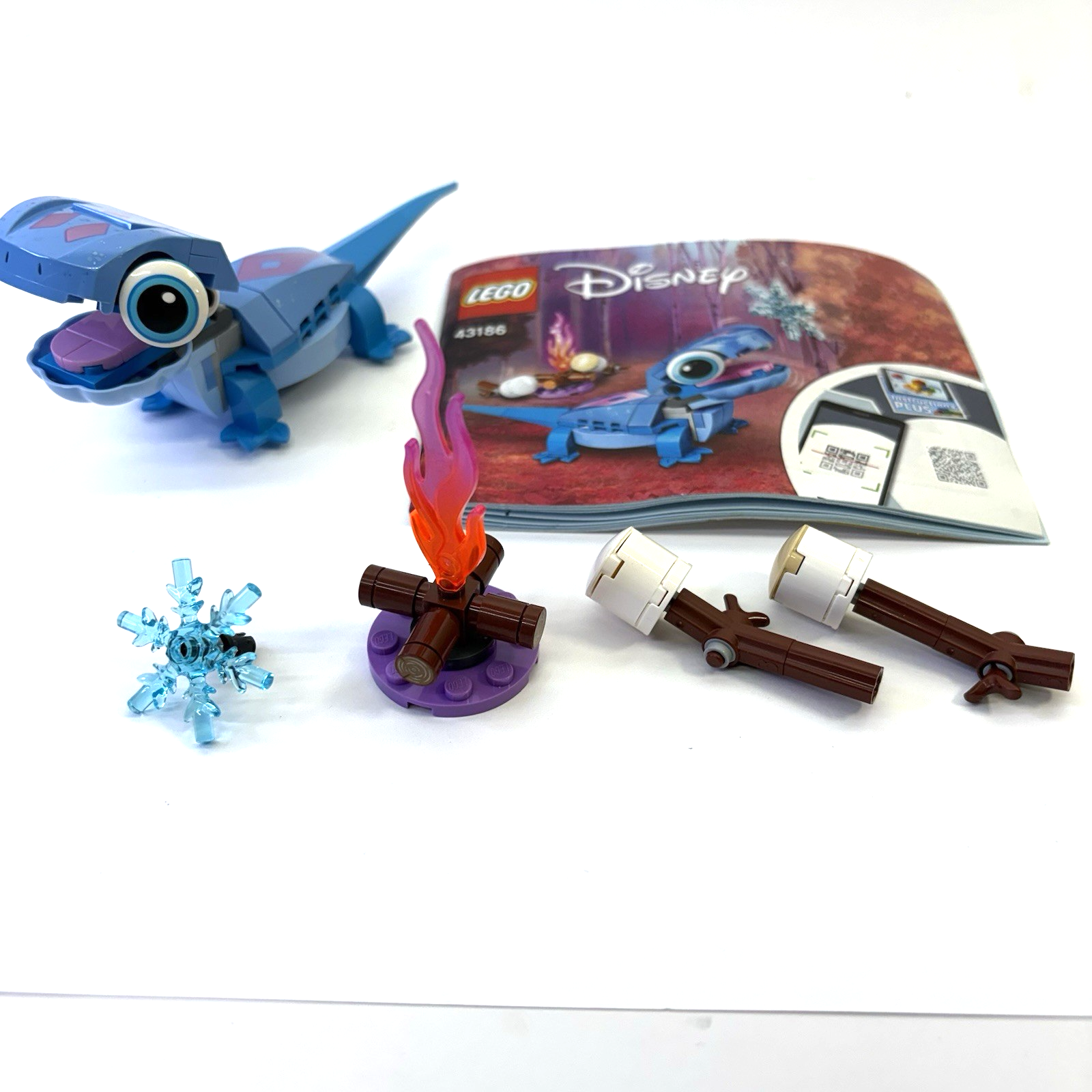 LEGO Disney Frozen 2 43186 Bruni Salamander Retired w/ Instructions No Box