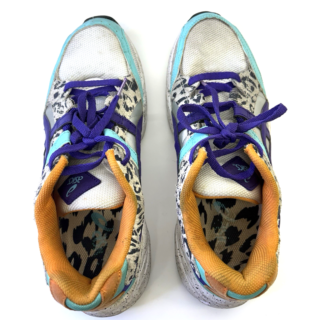 ASICS GEL-BND Men’s Size 7.5 Multicolor Zebra Running Shoes 1021A248 Fair Used
