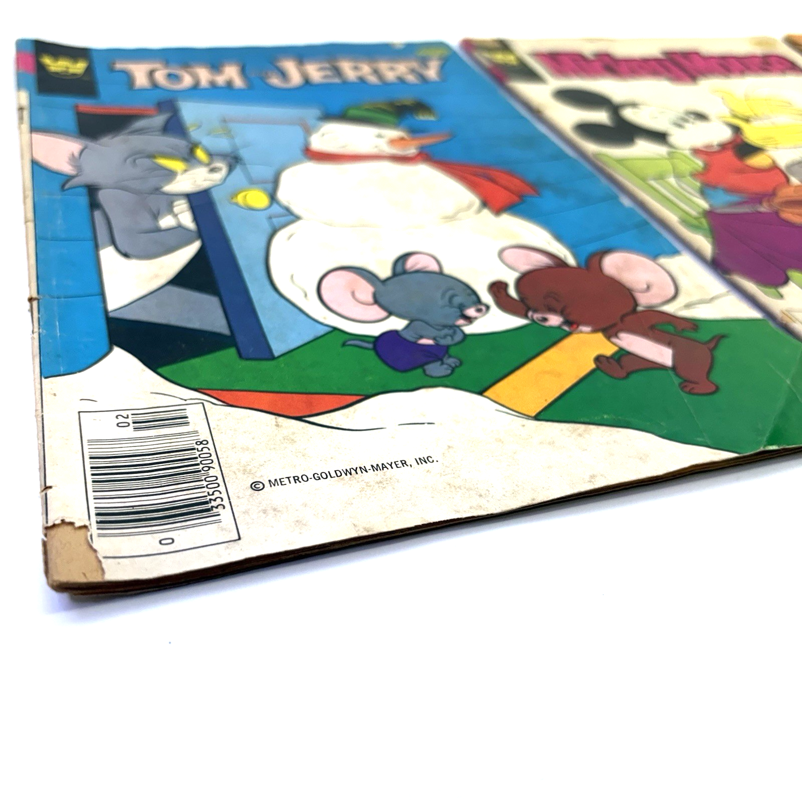 Vintage Disney & Tom and Jerry Comic Book Lot Mickey Mouse Poor Reader Copies