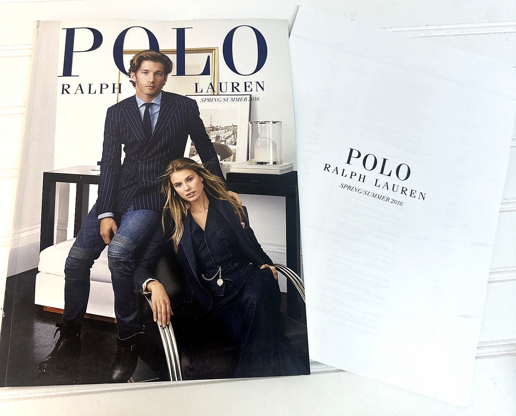 POLO Ralph Lauren Mens Women's Spring Summer Catalog 2016 w Price list - READ