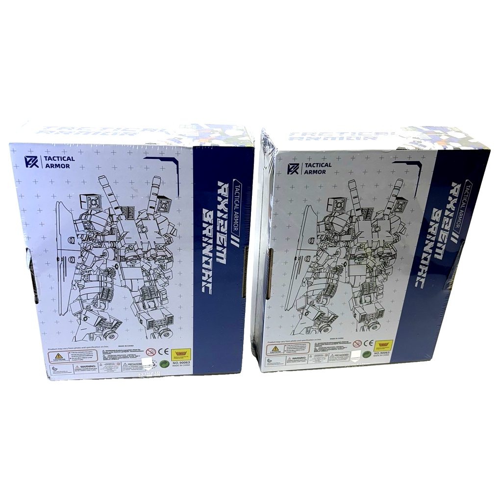 Lot of 2 Tactical Armor RX126M Brinoac Robot Building Blocks 90063 New Hardcore