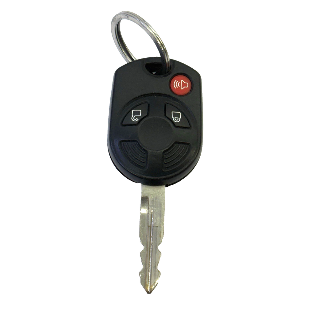 Ford 4 Button Remote Key Fob Entry Transmitter Integrated Key Black OEM Pre-Owne