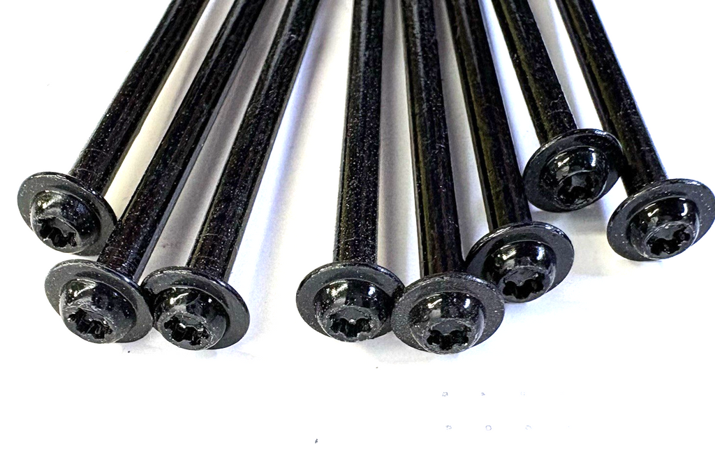 Microsoft Xbox ONE BLACK 1540 OEM Top Cover Screws (8) Set - Long Black - OEM
