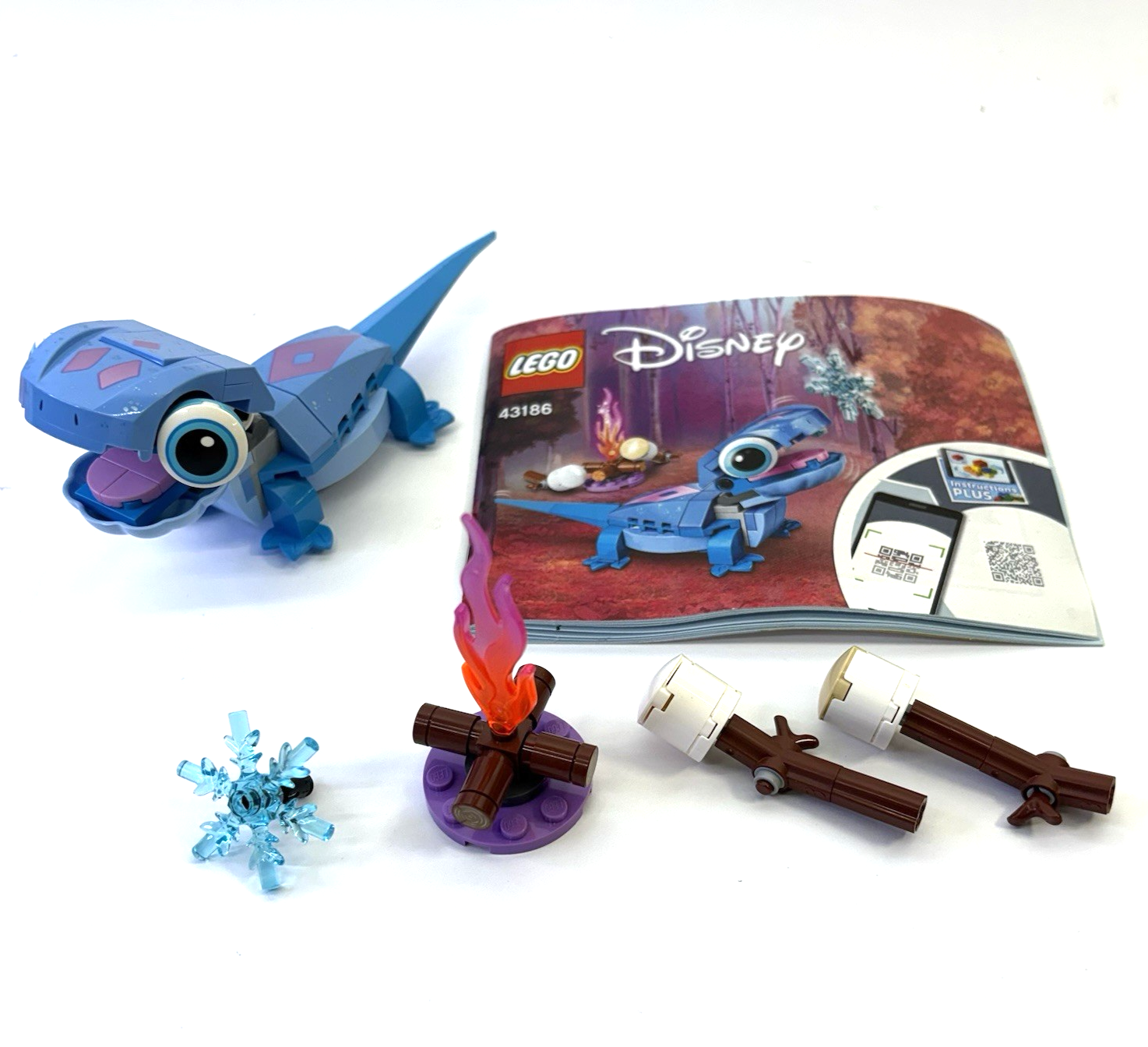 LEGO Disney Frozen 2 43186 Bruni Salamander Retired w/ Instructions No Box