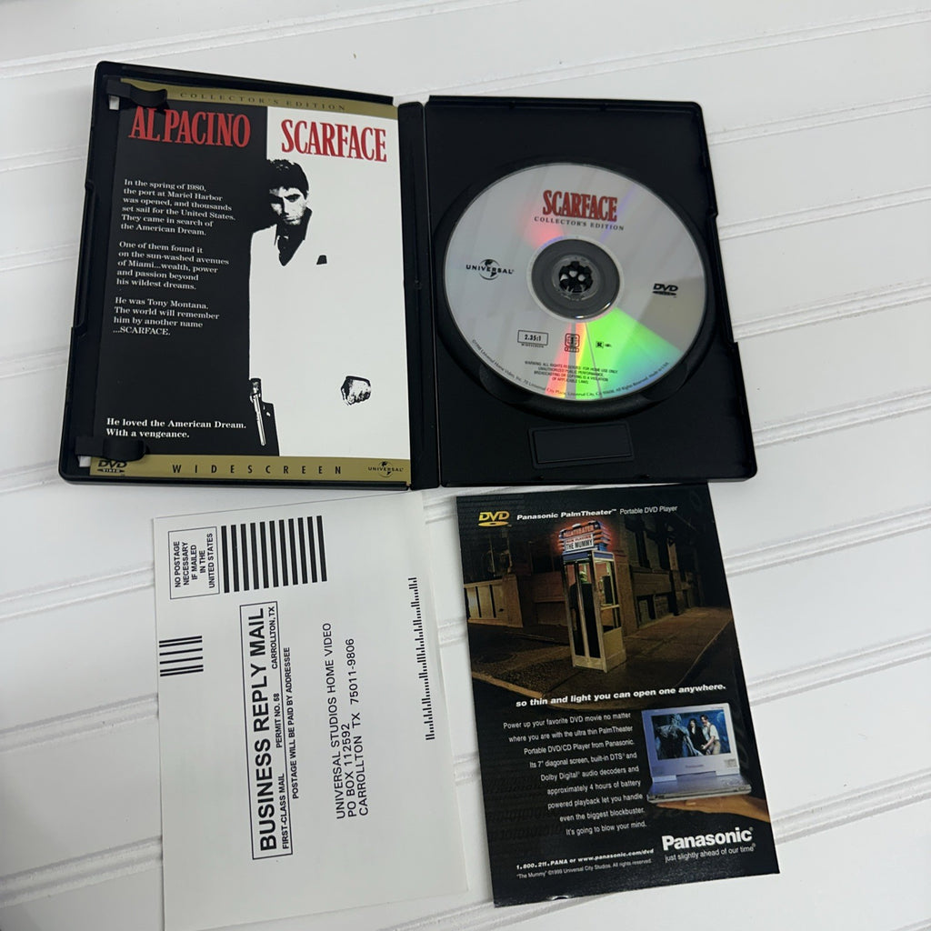 Scarface & Carlito’s Way DVD Lot Al Pacino Widescreen Used + New