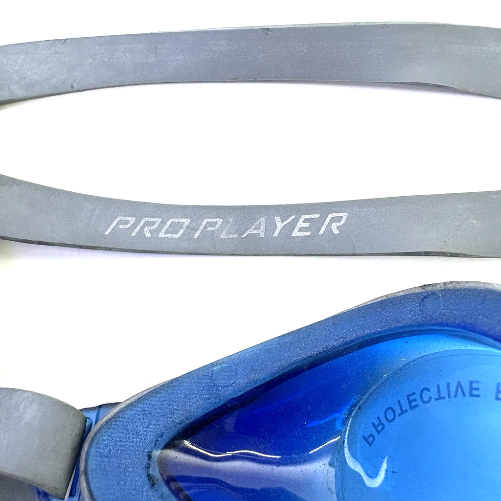Speedo & Pro Player Swim Goggles Lot of 3 Adult Black Blue Fair Condition