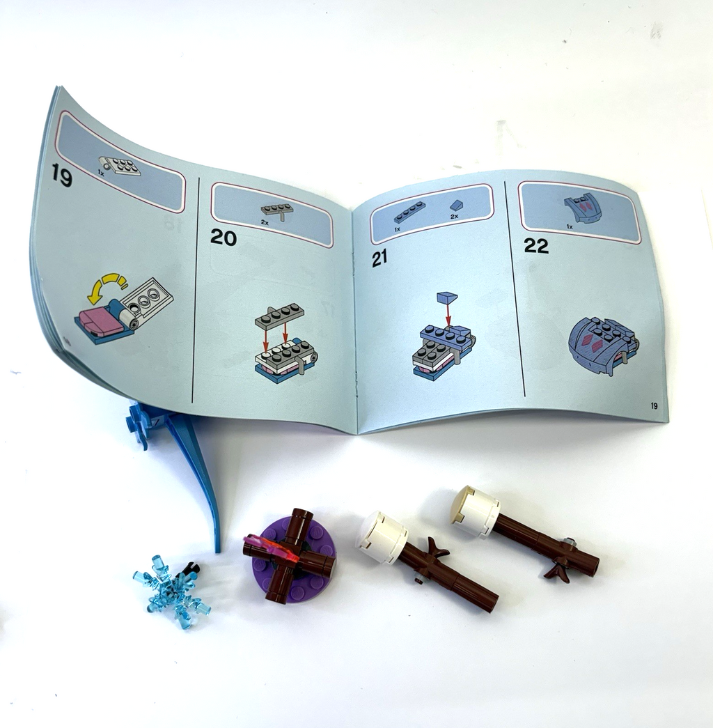 LEGO Disney Frozen 2 43186 Bruni Salamander Retired w/ Instructions No Box