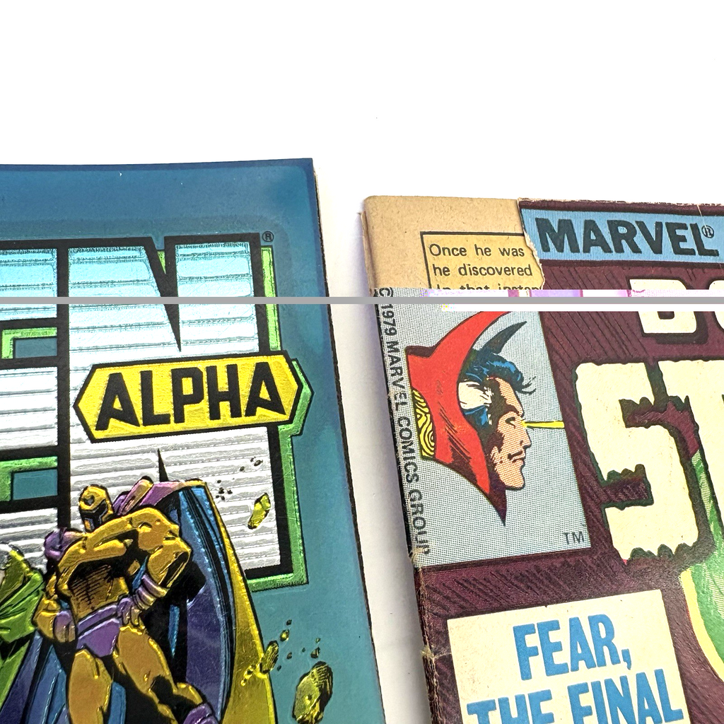 Lot of 3 Vintage Marvel Comic Books X-Men Alpha ,Doctor Strange, Elfquest Fair