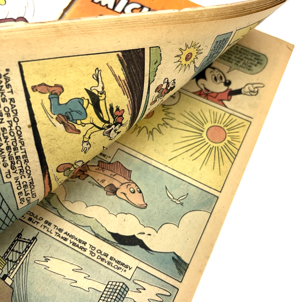 Vintage Disney & Tom and Jerry Comic Book Lot Mickey Mouse Poor Reader Copies