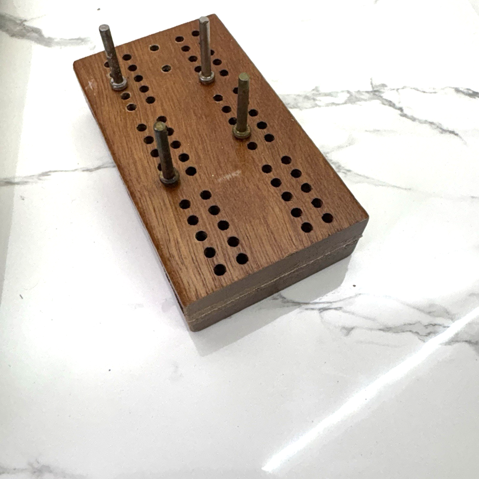 Vintage Travel Set of Dominos and Bridge Board and Cards in Handy Zipper Case
