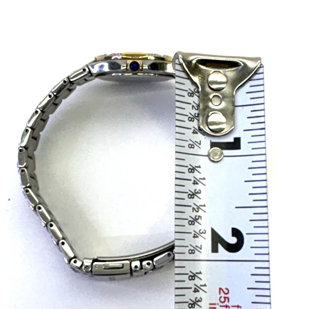 Seiko Coutura Diamond Bezel Women’s Watch 7N82-0BF0 MOP Dial AS-IS