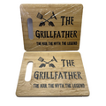 Lot Of 2 Dad Gift from Daughter Son, Kitchen Wall Decor, BBQ & 11"x 8.5" x 0.47"